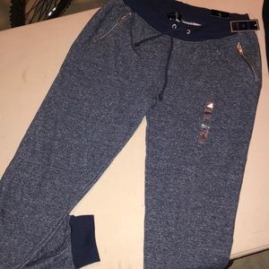 blue joggers